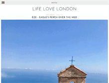 Tablet Screenshot of lifelovelondon.com